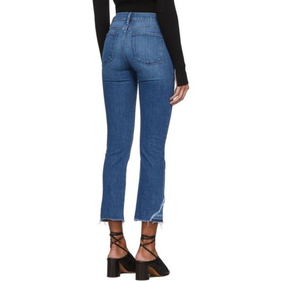 Frame Denim Le High Straight Released Hem Jeans Carl Wash Women’s Size 29 - Picture 2 of 12